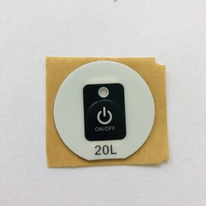 Sticker de botón de tanque